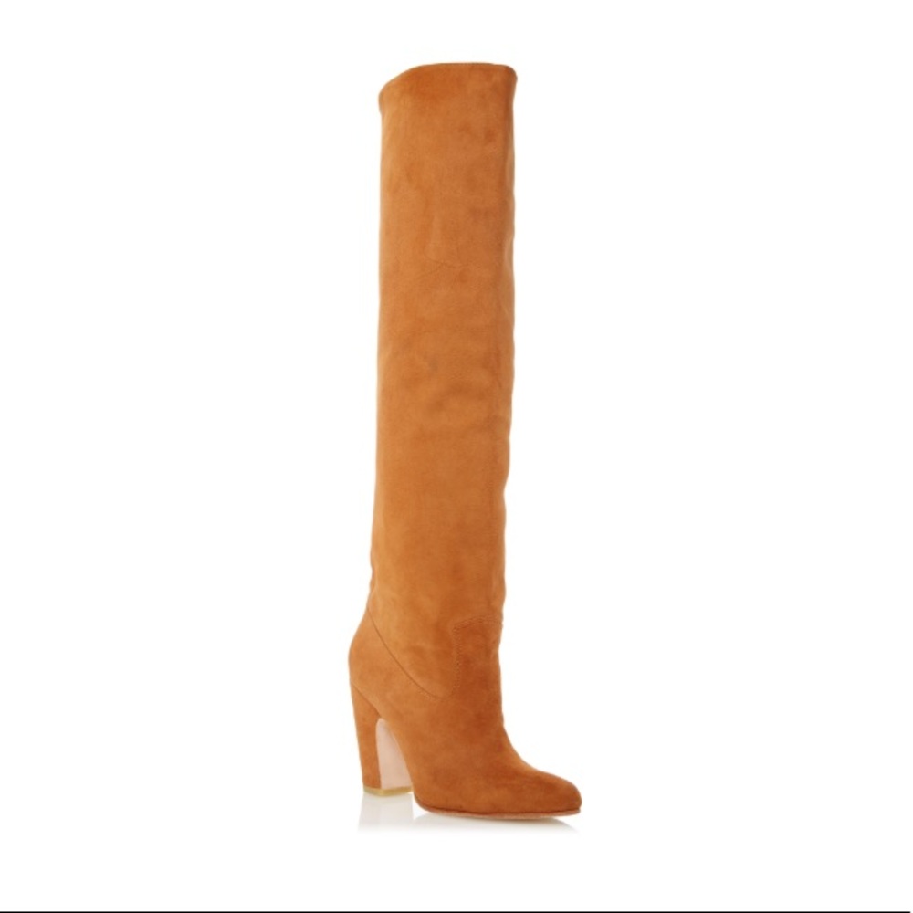 Ulla Johnson Suede Sloane Slouch Knee High Boots RTW